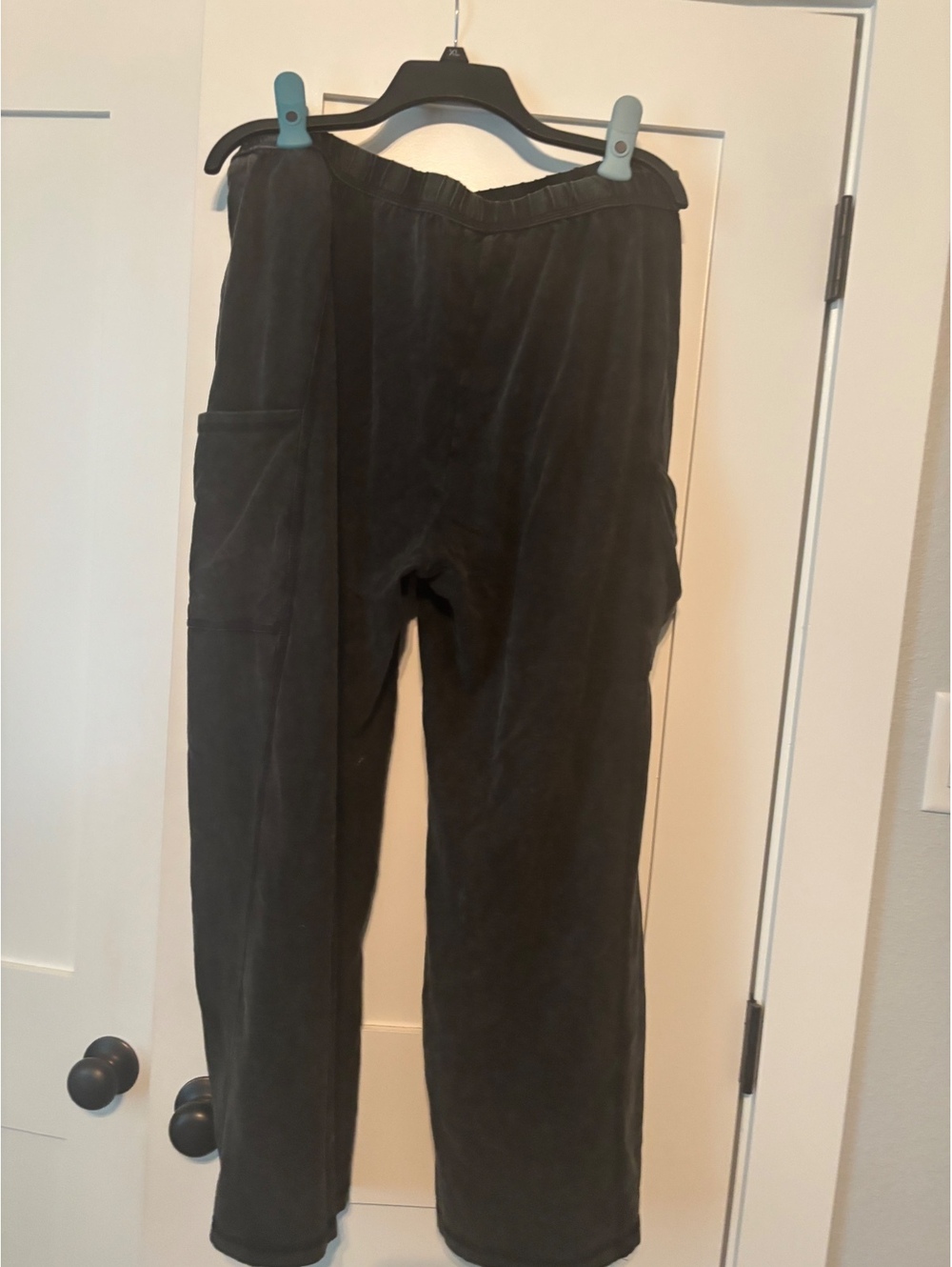 Black Distressed Baggy Pants